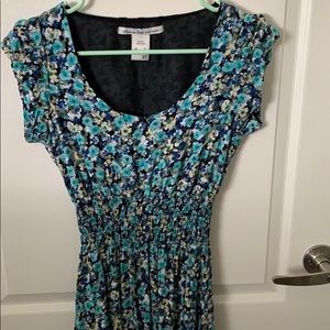 A floral casual dress